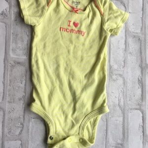 Carters girls onesie